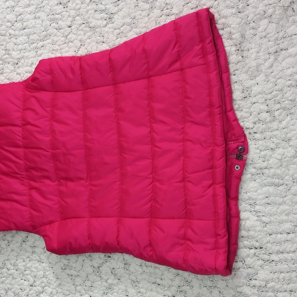 Arizona Fuchsia Puffer Quilted Vest Size L Girl - Picture 14 of 14